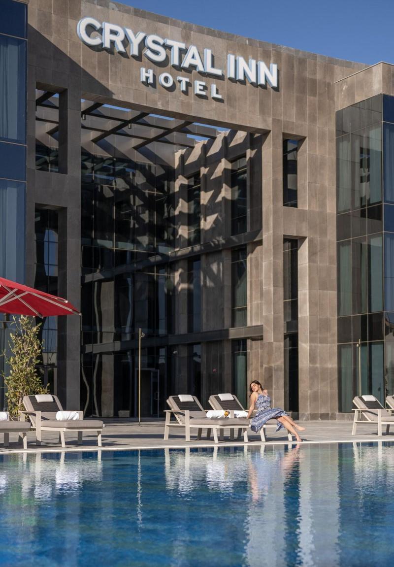Crystal Inn Hotel - Alamein (Adults Only) エル・アラメイン エクステリア 写真 The hotel's pool